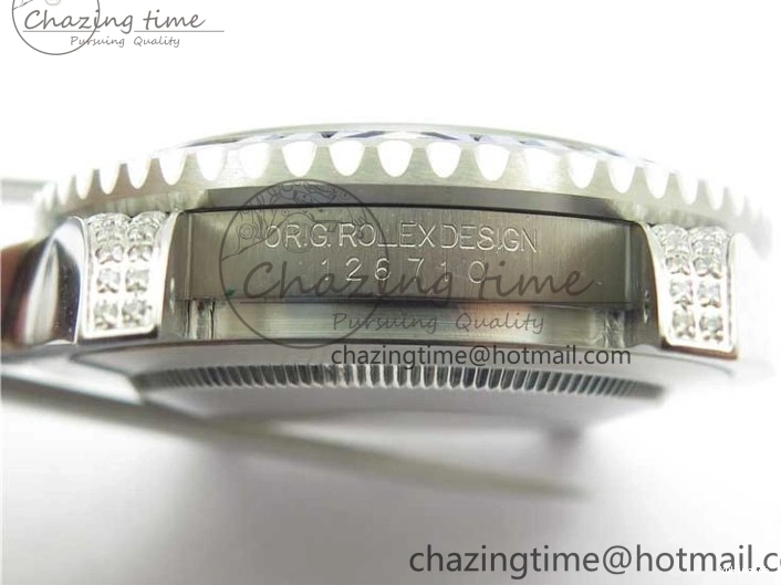 Jubilee Bezel Best II Blue Diamonds GMF Red SA3285 CHS Steel 904L Black On Dial V3 GMT-Master Bracelet Edition 0401